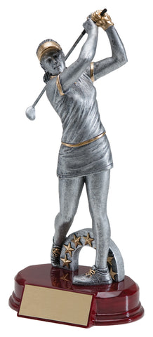 Modern  Golf Trophy - Female