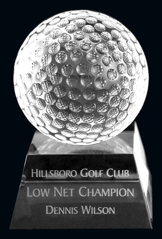 Springdale Optic Crystal Golf Award
