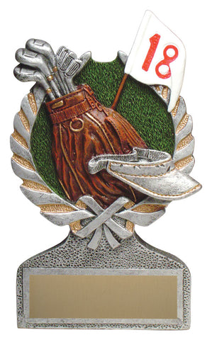 Vintage Wreath Golf Award