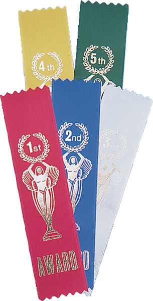 Traditional 15 Award Ribbon Custom Rosette - Custom Award Ribbons